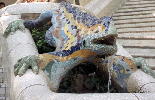 Lizard sculpture